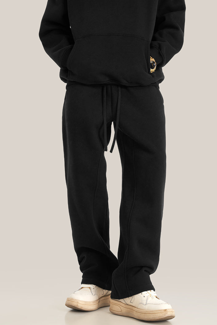 Heren Sweatpants – Relaxed Fit – Zachte Fleece – Verstelbare Taille – Met Zakken