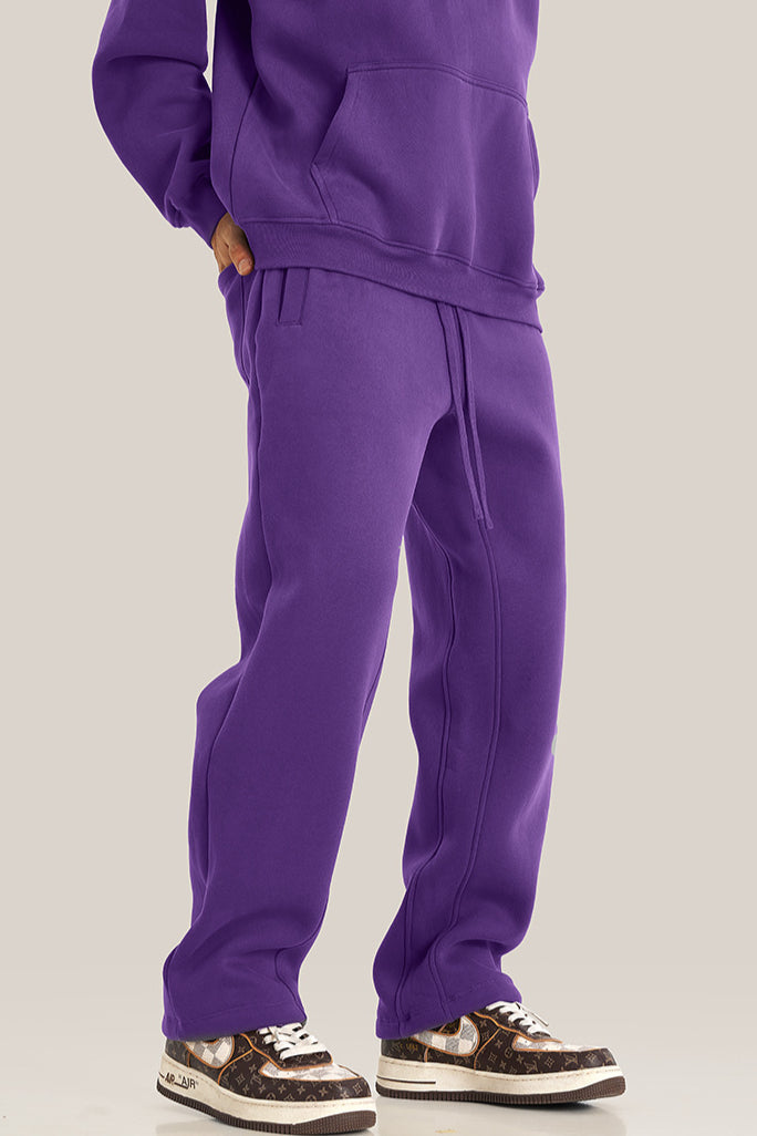 Heren Sweatpants – Relaxed Fit – Zachte Fleece – Verstelbare Taille – Met Zakken