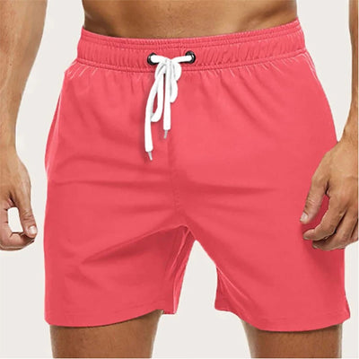Heren zwemshort – Relaxed fit – Sneldrogende stof – Elastische taille met koord
