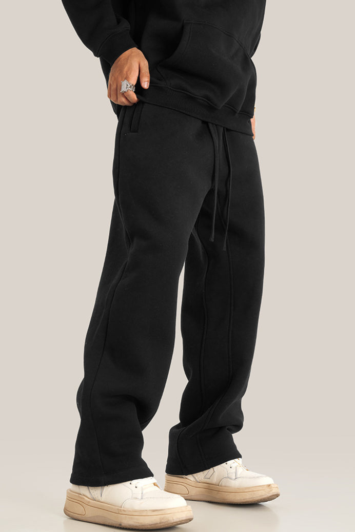 Heren Sweatpants – Relaxed Fit – Zachte Fleece – Verstelbare Taille – Met Zakken