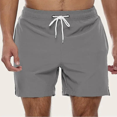 Heren zwemshort – Relaxed fit – Sneldrogende stof – Elastische taille met koord