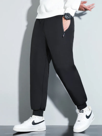 Heren Joggingbroek – Slim Fit – Zachte Voering – Elastische Taille – Met Zakken