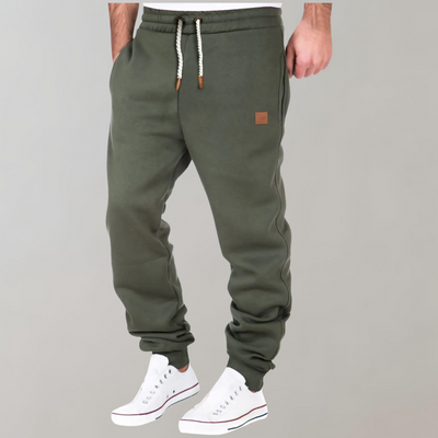 Heren Joggingbroek – Relaxed Fit – Ademende Stof – Elastische Taille – Cuffed Enkel