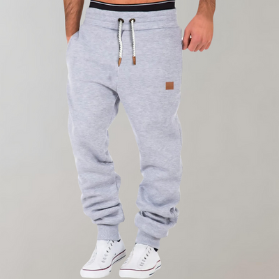 Heren Joggingbroek – Relaxed Fit – Ademende Stof – Elastische Taille – Cuffed Enkel