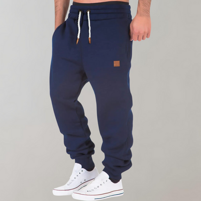 Heren Joggingbroek – Relaxed Fit – Ademende Stof – Elastische Taille – Cuffed Enkel