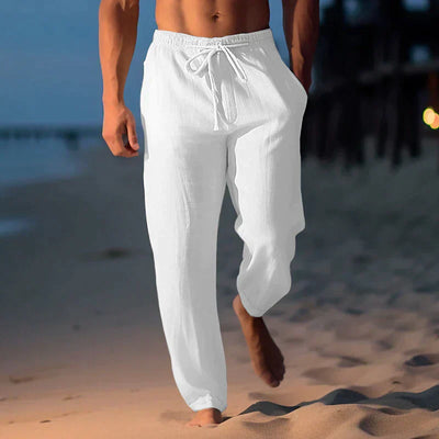Heren Strandbroek – Relaxed Fit – Ademend Materiaal – Elastische Taille – Casual
