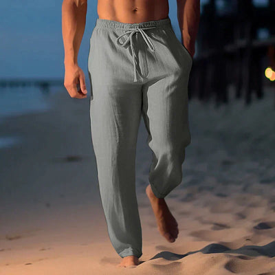 Heren Strandbroek – Relaxed Fit – Ademend Materiaal – Elastische Taille – Casual