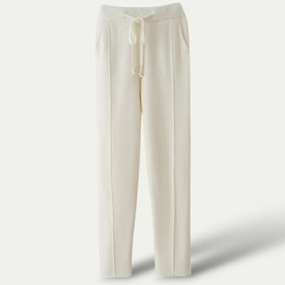 Unisex broek – Relaxte pasvorm – Zacht luxe materiaal – Trekkoord taille – Volledige lengte