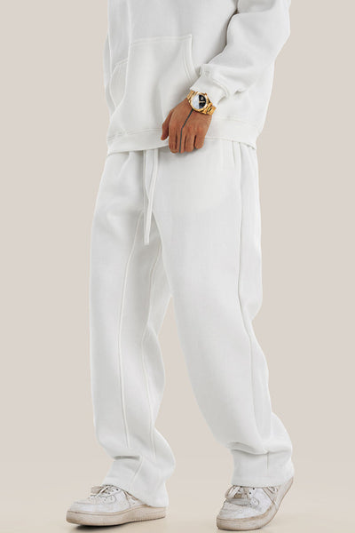 Heren Sweatpants – Relaxed Fit – Zachte Fleece – Verstelbare Taille – Met Zakken
